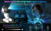 Proyector De Estrellas Robot Luz Nocturna Con Timer Y Control Remoto Altavoz De Ruido Blanco Aplicación Inteligente Galaxia Nebulosa - details 3