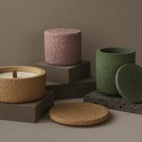 Molde De Velas 3D DIY En Forma Irregular Geométrica De Silicona Para Crear Figuras Con Cimento Y Gypsum Con Tapa Incluida - details 8