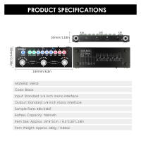 Pedal De Efectos Electrónicos Para Guitarra CUVAVE CUBE BABY Portátil Multifuncional Con Reproducción De Música Inalámbrica Y Grabación De Teléfono - details 6