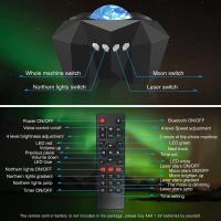 Proyector De Galaxia Estelar Milky Way Luz Nocturna Para Niños Decoración De Navidad Para Dormitorio Luz Proyección Para Hogar - details 1