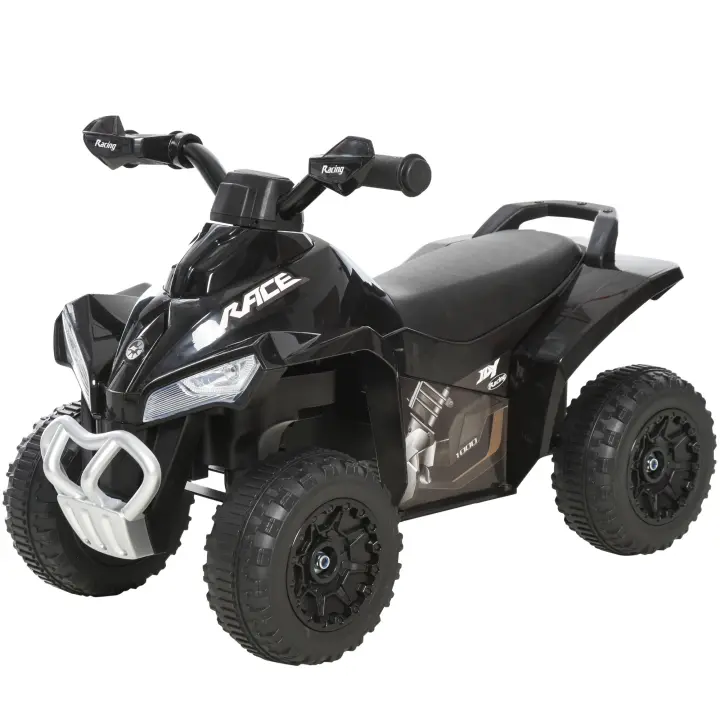 HOMCOM Quad Moto Correpasillo para Niños Mayores de 18-36 Meses con Función de Luces y Música Diseño Novedoso Soporta hasta 20 kg 67,5x38x44 cm - 1