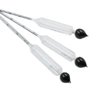 Kit de prueba de medidor de Alcohol, hidrómetro, tabla de conversión de termómetro, 0-100 ° - details 1