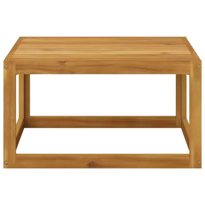 vidaXL Mesa de centro de madera maciza de acacia 68x68x29 cm Conjunto Terraza Muebles Jardín Exterior Juego de Muebles de jardín Mueble Jardín Exterior Muebles de Salon Exterior - 1