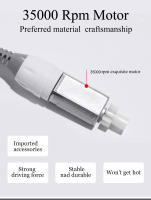 Máquina De Uñas Profesional 35000RPM Para Manicura Con Punta De Tajo Herramienta De Pulido De Uñas Y Pedicura Electrónica - details 5