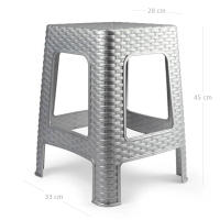Banner - Taburete de Rattan Grande