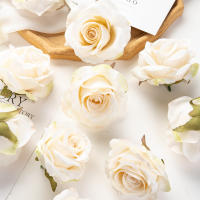 10/50pcs Cabezas De Rosa Silken Para Bodas Jardines Arches Navidad Decoraciones De Hogar DIY Cajas De Dulces Broches Estilo Floral - details 14