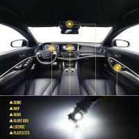Kit De Luces LED Para Coche 23pcs 6500K T10 Ultra-Finas Luz Blanca Para Interior Mapa Maletero Placa De Licencia Iluminación De Vehículo - details 19