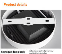 Lámpara De Techo Redonda Moderna LED 220V 8W/16W/22W/30W Para Sala De Estar Dormitorio Cocina Iluminación Aluminio Blanco - details 8