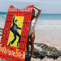 Toalla De Microfibra E-Elvis Presley Absorbente Y Secado Rápido Toalla De Playa Suave Para Yoga Natación Camping Senderismo Tamaño 76x182 Cm - details 10
