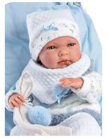 LLorens  Muñeco Nico RN 40 cms Cojin Azul LLorens 73895 - details 1
