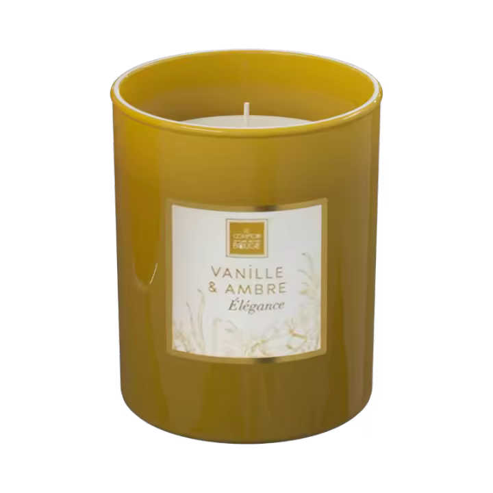 Mael Vela Perfumada Vainilla Ambar - Dulce Aroma en Casa - 40h Combustión - 1