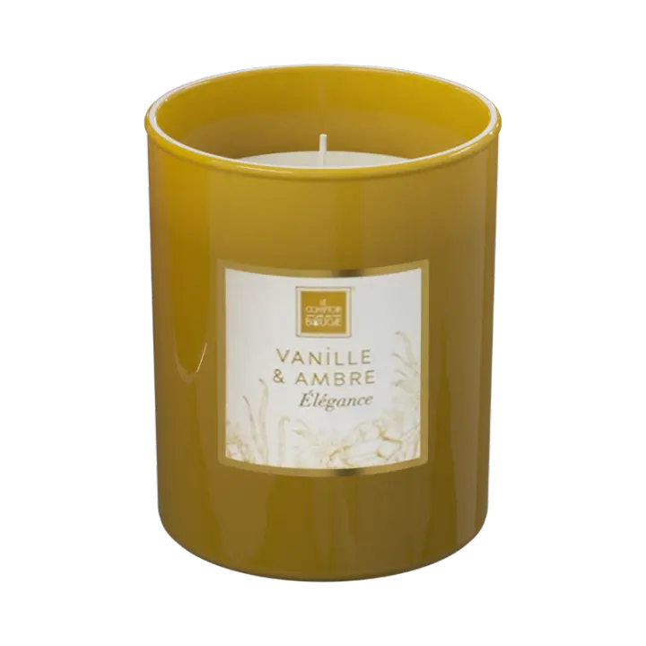 Mael Vela Perfumada Vainilla Ambar - Dulce Aroma en Casa - 40h Combustión - 1