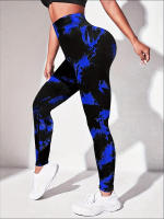 Leggings Deportivos Para Mujer Push-Up Yoga Shaper Leggings Cintura Alta Levantador De Glúteos Sin Costuras Opacas Para Gimnasio Fitness - details 5