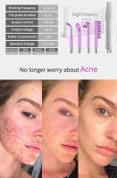 Máquina De Facial High Frequency DARSONVAL Con Argón Luz Violeta Morada Eliminador De Acné Y Masajeador Para Cuidado De La Piel Belleza - details 1