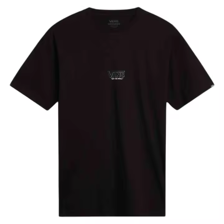 Camiseta de Manga Corta Vans Vanstander para hombre en color negro - 1