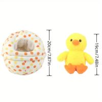 Muñeco De Peluche 2en1 Pato Huevos De Pascua Animal Suave Para Abrazar Y Aliviar La Ansiedad Para Niños Relleno De Algodón PP - details 1