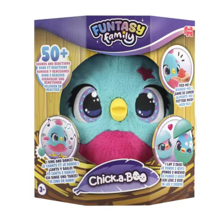 Funtasy Family Chick a Boo Peluche Interactivo (Famosa 1110100678) - 1