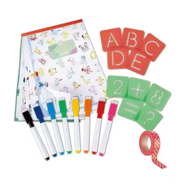 HAPE Seguimiento de Letras y Números - Inicio Lectoescritura | Juego de Plantillas - 1