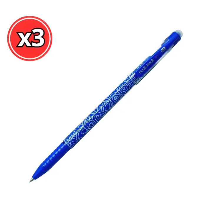 Bolígrafo Borrable Retráctil Azul 0.7 Mm Plus Office - 1