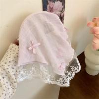 Fular De Encaje Cuadros Rojo Para Mujer Accesorio De Cabello Estilo Retro Triangular Para Viajes Y Fotografía Bandana De Algodón Adecuada Para Todas Las Estaciones - details 6
