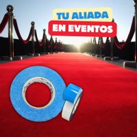 ALFOMBRAS IBERIA Cinta Doble Cara Adhesiva Fuerte para Moquetas Feriales - Cinta Ferial Resistente - Fijación Segura para Eventos y Exposiciones - details 0