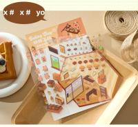 2pcs Pegatinas 3D De Escena Miniatura Cartoon Para Niños Stickers De Paisaje De Casa Para Manualidades Y Regalo Creativo - details 12