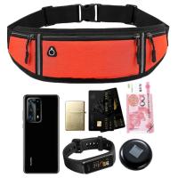 Bolsa De Cintura Deportiva Profesional Para Correr Cinturón De Móvil Hombre Mujer Bolsa Oculta Para Gimnasio Material De Tela De Lino - details 1