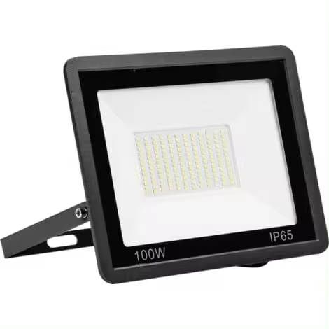 Foco LED para exteriores de 100 W, foco LED para exteriores resistente al agua IP66 6500 K, iluminación de seguridad LED blanca fría, iluminación exterior para patio, terraza, jardín, garaje, fábrica - 1