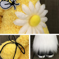 Muñeco De Peluche Sin Caras Sunflowers Gnome Bee Elf Decoración Para Jardín Y Hogar Estilo Moderno Figura De Animal - details 11