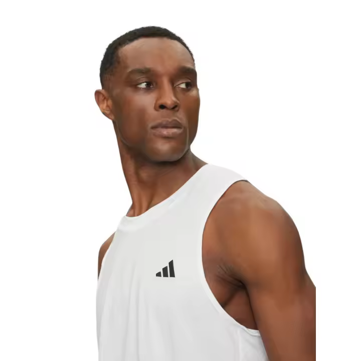 Camiseta Adidas Training Essentials Blancas Ic6947 Tirantes Hombre - 1