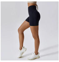 Shorts Deportivos Sin Costuras Para Mujer High Waist Push up Para Ciclismo Running Fitness Yoga Leggings De Gimnasio Ropa De Yoga - details 9