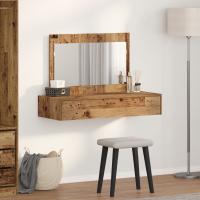 Mesa de tocador colgante vidaXL de madera antigua 100x40x70 cm - details 2