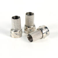 50PCS Conjunto De Conectores De Coaxial RG6 Tipo F De Alta Calidad Terminales De Cable De Señal RF/AV Para Hogar DIY - details 4