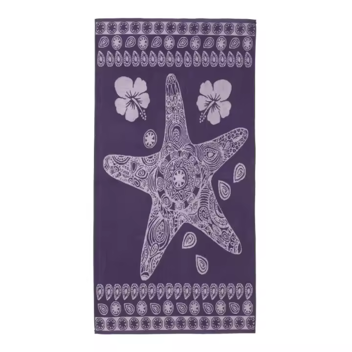 Novotextil Toalla de Plaa 100% Algodón Suave Absorbente 160x 90 cm Toalla Ligera de Secado Rápido con Estampados Modernos Colores Vivos Ideal Verano Piscina Vacaciones Viaje Camping o Spa Gran Tamaño Tacto Agradable Alta Calidad - 1