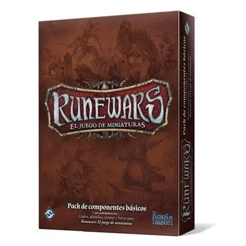 Fantasy Flight Games RUNEWARS Juego de Miniaturas - Pack de Componentes Básicos 142 Piezas - 1