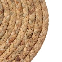 Tazas De Rattan Natural Redondas Hechas a Mano Tapetes De Isolación Para Mesa Accesorios De Decoración De Cocina Estilo Japonés - details 6