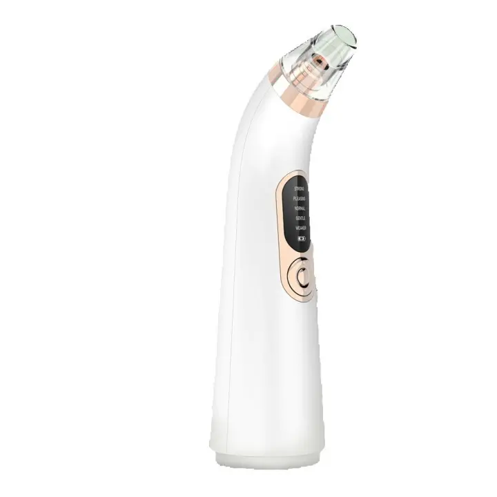 Aspirador profesional de puntos negros, extractor de puntos negros, depurador facial con 4 sondas y 5 modos de extracción para puntos negros, espinillas y grasa, recargable. - 1
