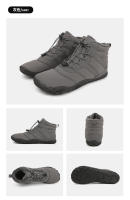 Zapatos deportivos de algodón para exteriores de cinco dedos para hombres y mujeres, además de botas cálidas de terciopelo,botas de nieve para parejas resistentes al desgaste y antideslizantes. - details 23