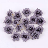 10/20Pcs Flores Artificiales De Seda Rosa 4CM Para Decoración De Hogar Bodas DIY Guirnalda De Navidad Accesorios De Regalo - details 16