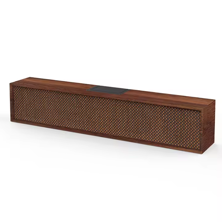 Altavoces Bluetooth,  Altavoz para PC, clásico, portátil, de madera, inalámbrico, estéreo, caja de sonido de graves con ranura USB para computadora,portátil, teléfono inteligente - 1