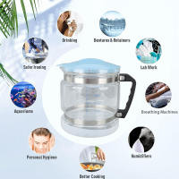 Botella De Colección De Vidrio Multifuncional Para Distilador De Agua 4L Contenedor Para Encimera Hogar Belleza Distillers - details 1