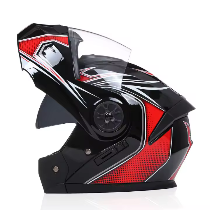Casco de moto abatible Casco de dos lentes - 1