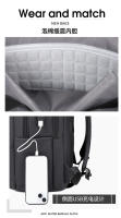 Mochila para ordenador portátil de hombre, informal, para viajes de negocios, de gran capacidad, para estudiantes de secundaria, mochila para viaje de negocios, para hombre - details 11