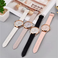 Reloj De Cuarzo Para Mujer En Cuero Moda Casual Con Movimiento De Cuarzo Material De La Correa De Cuero Y Caso De Aleación - details 3