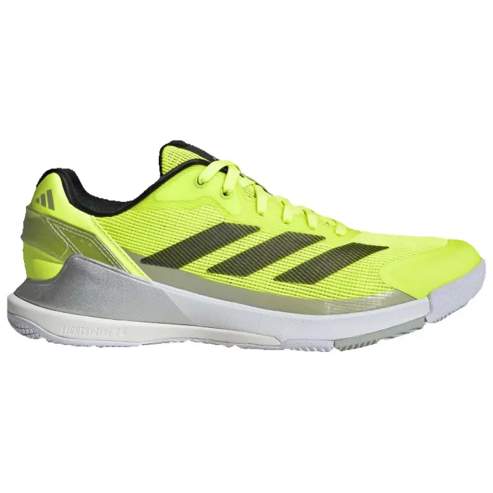 Zapatillas Adidas Crazyquick LS Padel amarillo flúor para hombre. Suela Adiwear apto para pádel y tenis - 1