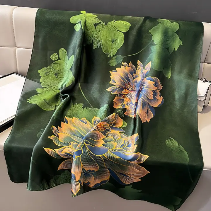 Bufanda De Primavera Para Mujer Diseño De Lujo Material Poliéster Suave Chal Suave Para Playa Bufanda Decorativa De Poliéster - 1