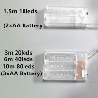 Luces De Hada LED Con Bolas 1.5M 3M Para Decoración De Hogar Y Habitaciones Operadas Por Pilas AA Ideal Para Bodas Fiestas Navidad Y Año Nuevo - details 3