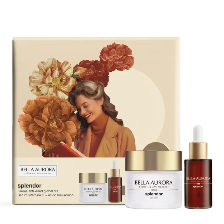 BELLA AURORA - PACK MAGIC SPLENDOR DIA 50ML + SERUM VIT.C 30ML B.AURORA - 1