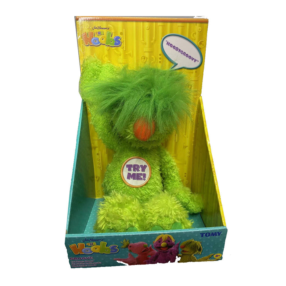 TOMY-HOOBS PELUCHE CON SONIDO CAJA 40CM