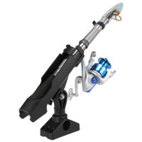 Soporte Giratorio De 360 Grados Para Cañas De Pescar En Barco De Acero Inoxidable Ajustable Soporte De Asiento Para Kayak Accesorio De Pesca - details 9